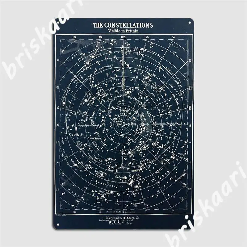 Affiche de carte de Constellat - Star Map Poster avis et prix