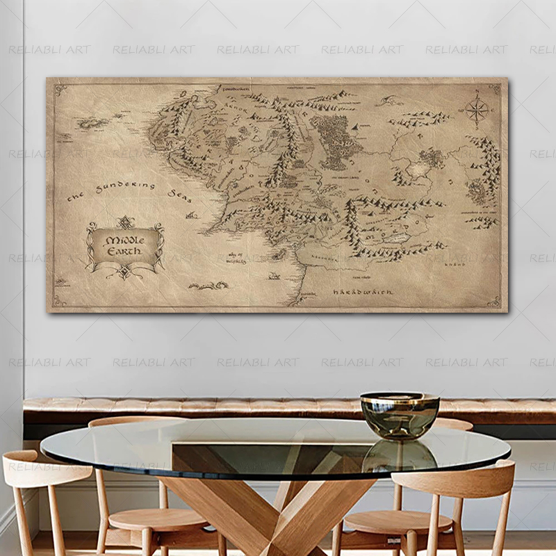 Affiche de carte rétro le seig - Star Map Poster avis et prix