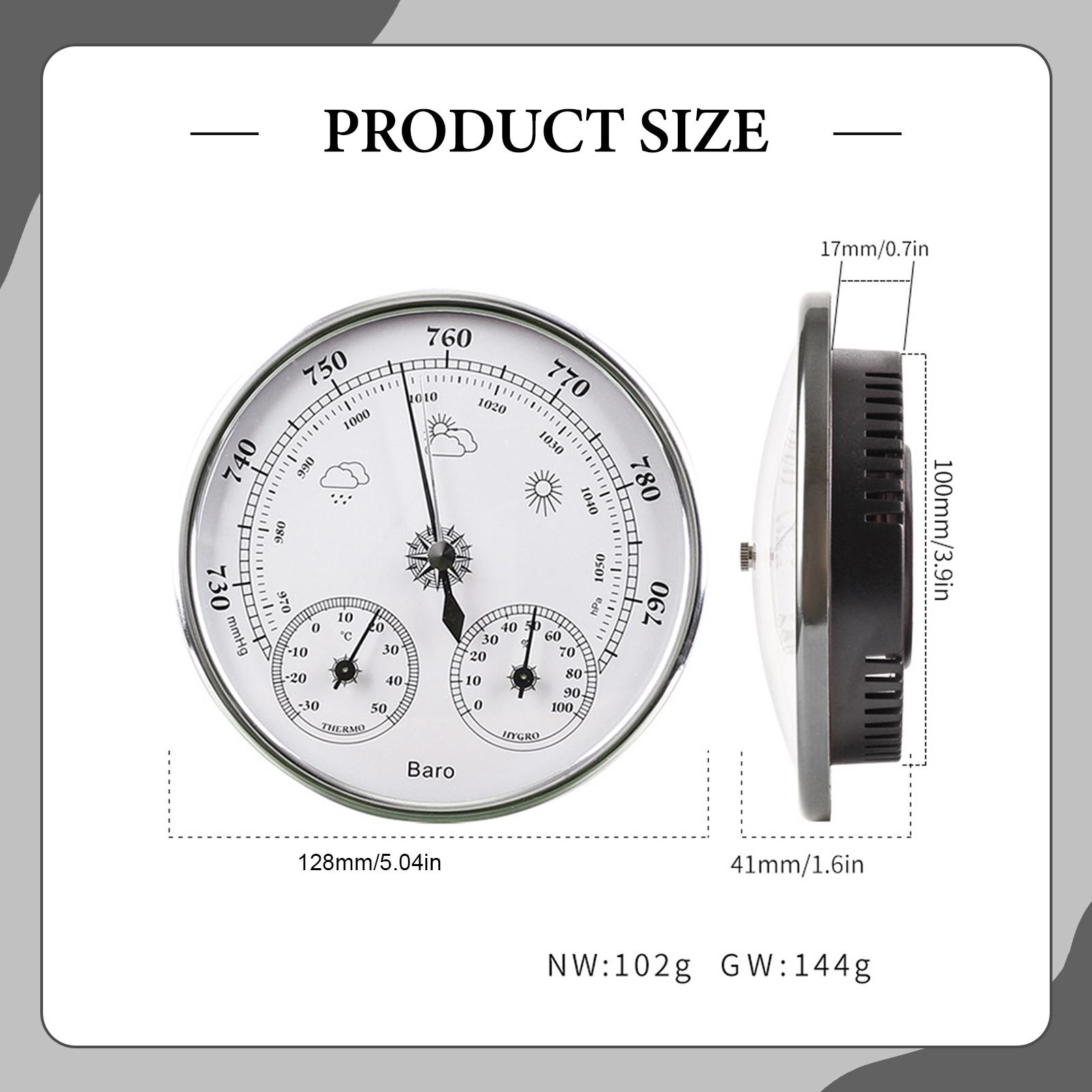 Baromètre, thermomètre et hygr - Barometer Analog Classic avis et prix